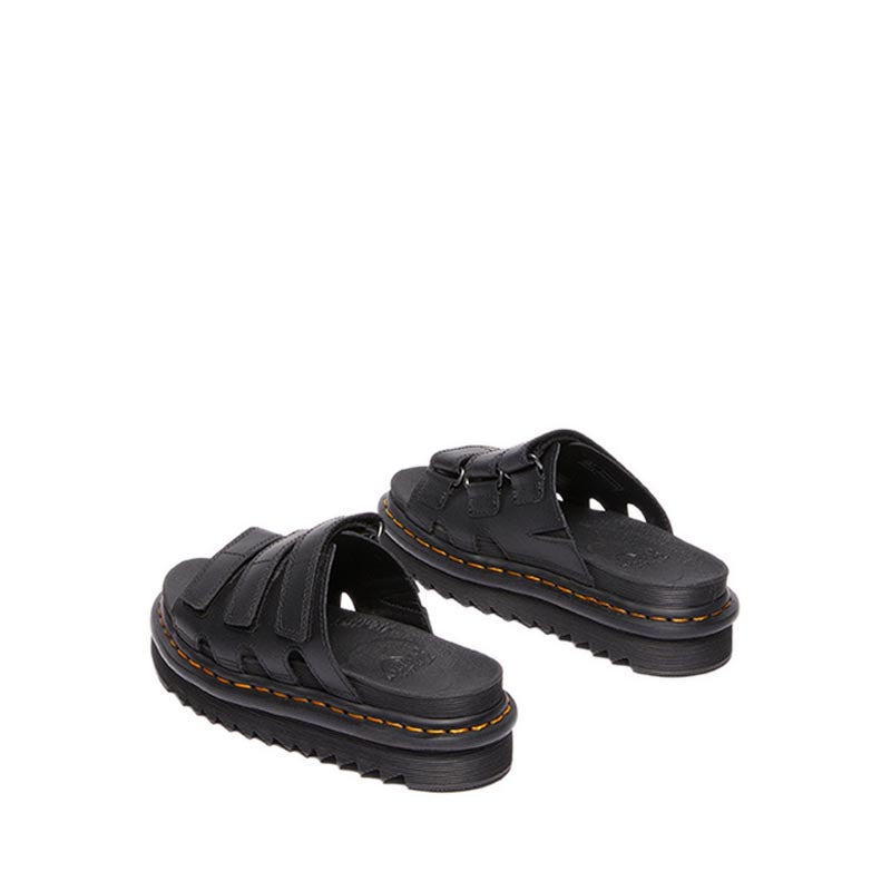 รุ่น Raine Slide Athena รองเท้าแตะหนัง WOMENS สีดำ