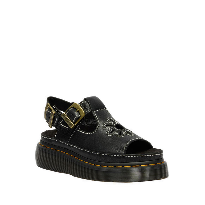 รุ่น Dunnet Flower รองเท้าแตะ Unisex - สีดำ