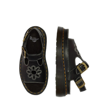 รุ่น Dunnet Flower รองเท้าแตะ Unisex - สีดำ