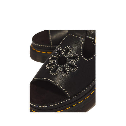 รุ่น Dunnet Flower รองเท้าแตะ Unisex - สีดำ