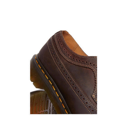 รุ่น 3989 Ys Full Brogue รองเท้าฉลุลาย หนัง Crazy Horse - สี Dark Brown