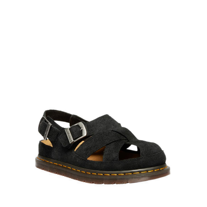  Archive Fisherman Suede Sandals UNISEX Black