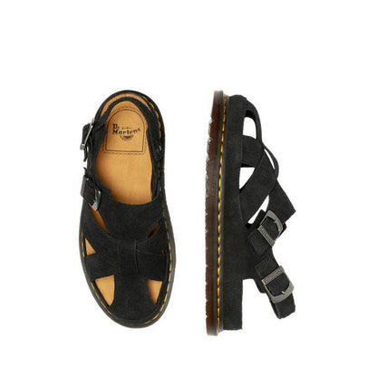  Archive Fisherman Suede Sandals UNISEX Black