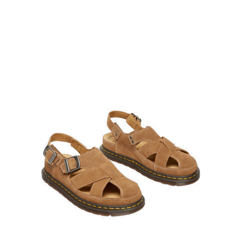 รุ่น Archive Fisherman รองเท้าแตะหนังกลับ Unisex สี Tan