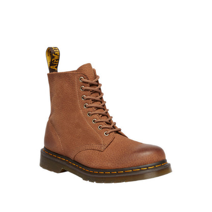  1460 Pascal Tumbled Nubuck Lace Up Boots UNISEX Brown