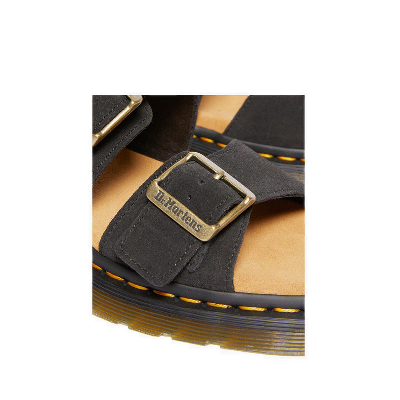  Josef Suede Slide Sandals UNISEX Black