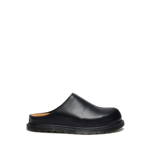 รุ่น San รองเท้าหนัง Mule Unisex สีดำ
