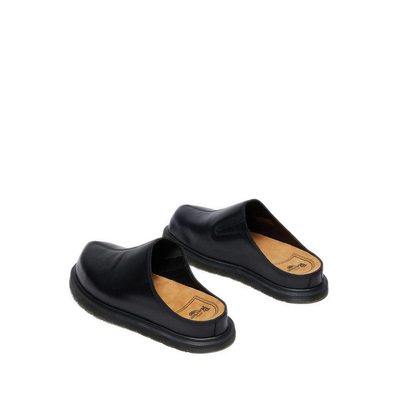 รุ่น San รองเท้าหนัง Mule Unisex สีดำ