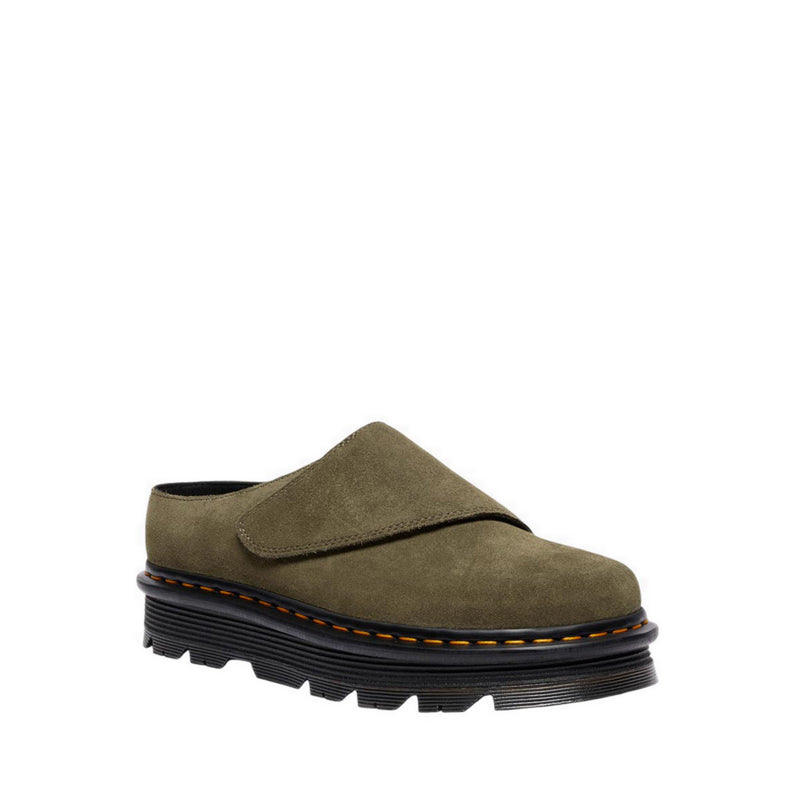 รุ่น Zebzag Anywair รองเท้าหนังกลับ Mules Unisex สี Olive