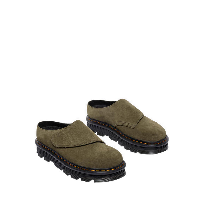 รุ่น Zebzag Anywair รองเท้าหนังกลับ Mules Unisex สี Olive