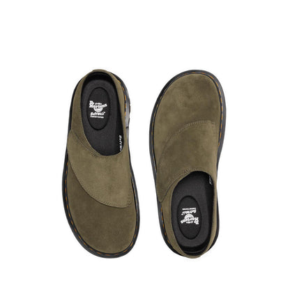 รุ่น Zebzag Anywair รองเท้าหนังกลับ Mules Unisex สี Olive