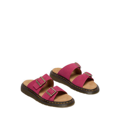  JOSEF Nubuck Leather Slide Sandals WOMENS Pink