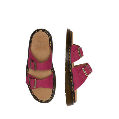  JOSEF Nubuck Leather Slide Sandals WOMENS Pink