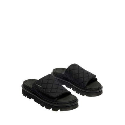 รุ่น Zebzag รองเท้าแตะแพลตฟอร์มผ้าใบเย็บลอนแบบสวม Unisex