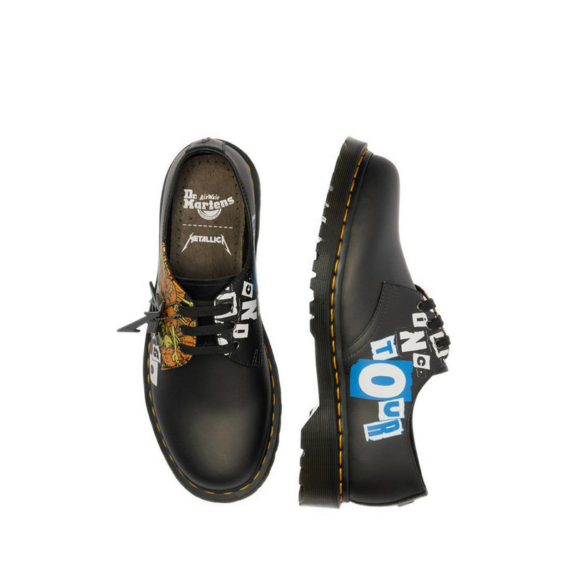 รุ่น 1461 Metallica Flame Skull 3 Eye Shoe  Unisex สีขาว