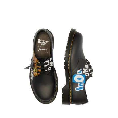 รุ่น 1461 Metallica Flame Skull 3 Eye Shoe  Unisex สีขาว