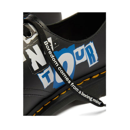 รุ่น 1461 Metallica Flame Skull 3 Eye Shoe  Unisex สีขาว