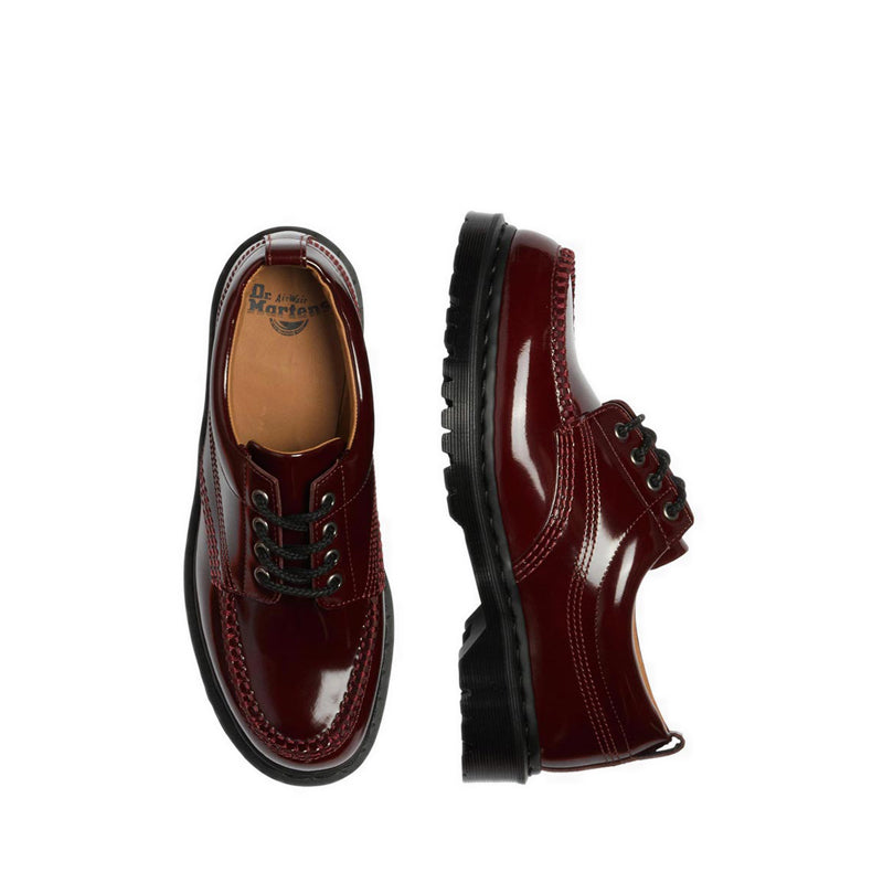 รุ่น Lowell รูร้อยเชือก 4 แถว Unisex สีแดง