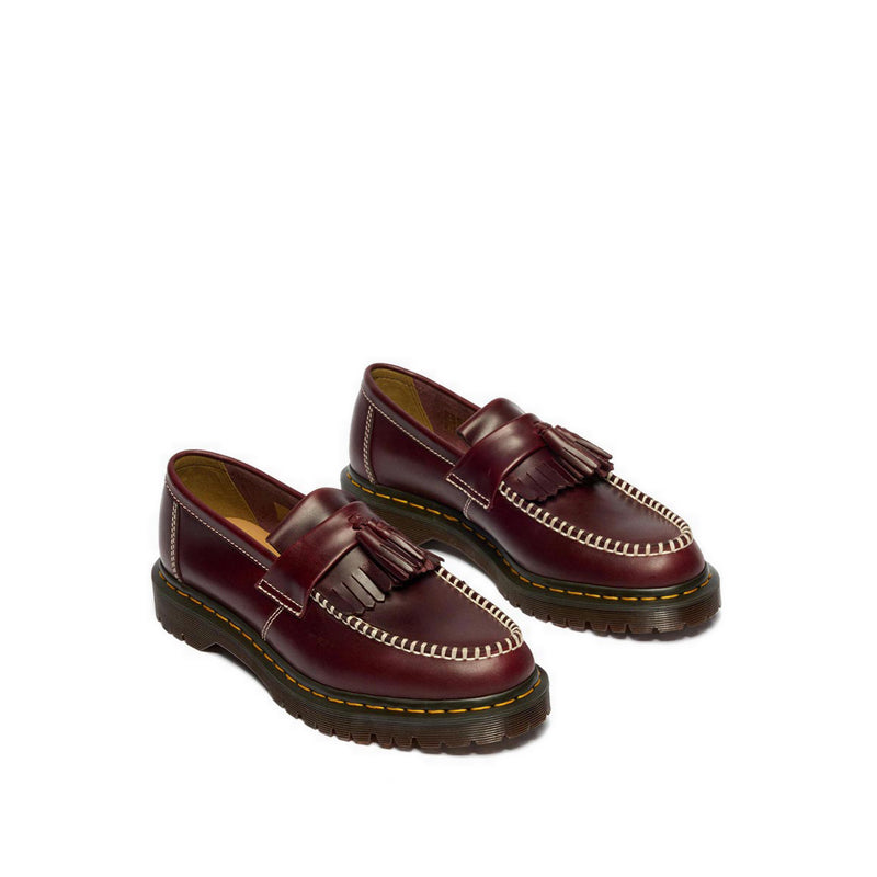 รุ่น Adrian Ben รองเท้าโลฟเฟอร์ติดพู่ Tassel Unisex สีแดง