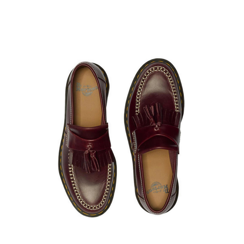 รุ่น Adrian Ben รองเท้าโลฟเฟอร์ติดพู่ Tassel Unisex สีแดง