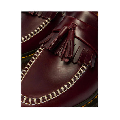 รุ่น Adrian Ben รองเท้าโลฟเฟอร์ติดพู่ Tassel Unisex สีแดง