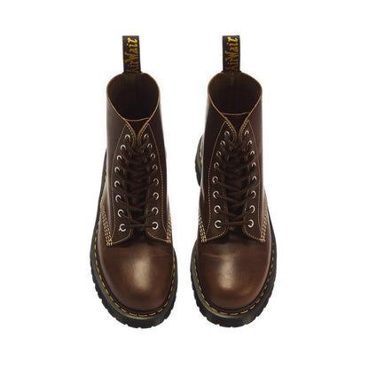 รุ่น 1460 Pascal Ben 8 Eye รองเท้าบูต Mayhem - สี Fossil Brown