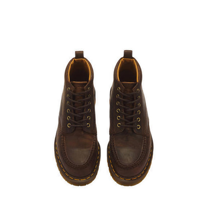 รุ่น Lowell Chukka 6 Eye รองเท้าบูต Crazy Horse - สี Dark Brown