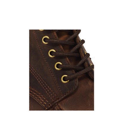 รุ่น Lowell Chukka 6 Eye รองเท้าบูต Crazy Horse - สี Dark Brown