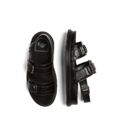 รุ่น San รองเท้าแตะสองสายรัด - สี Dark Brown