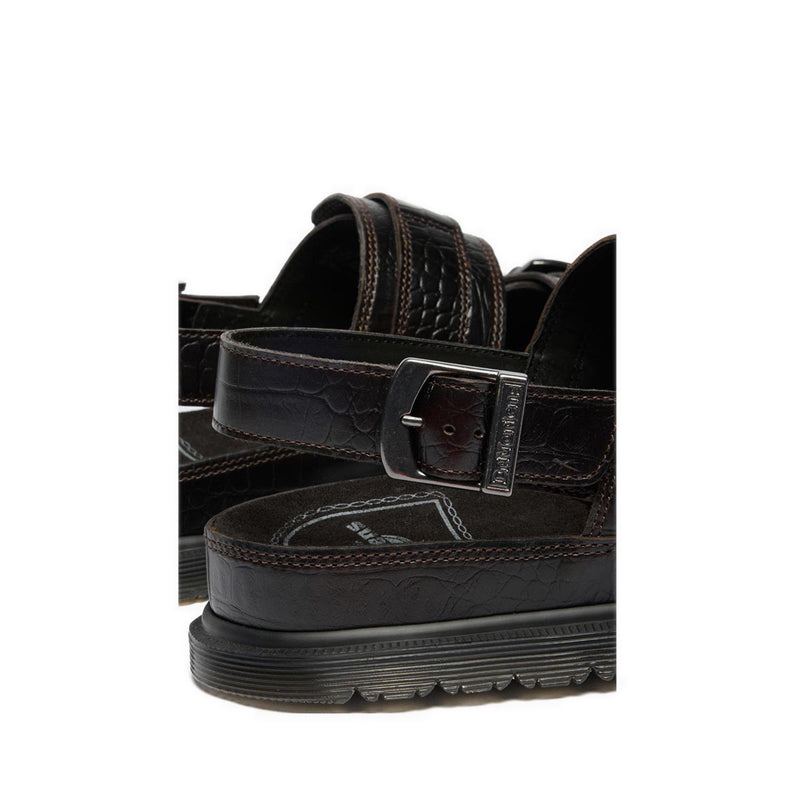 รุ่น San รองเท้าแตะสองสายรัด - สี Dark Brown
