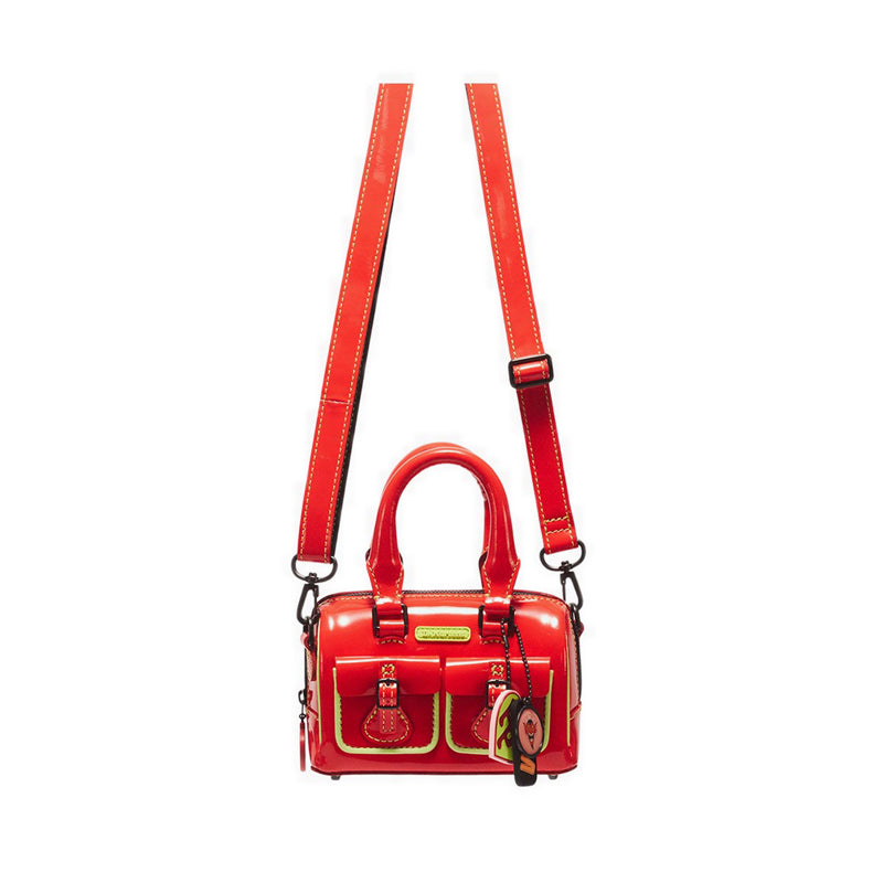รุ่น Mini กระเป๋าหูหิ้ว Unisex สีแดง