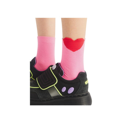 รุ่น PowerPuff Girl ถุงเท้า Unisex สีชมพู