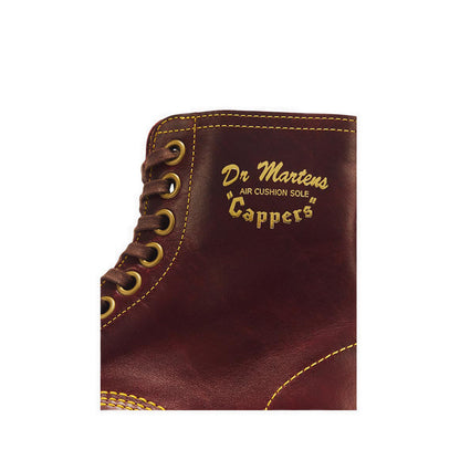 รุ่น Cappers รองเท้าบูต รูร้อยเชือก 8 แถว Unisex สี Burgundy