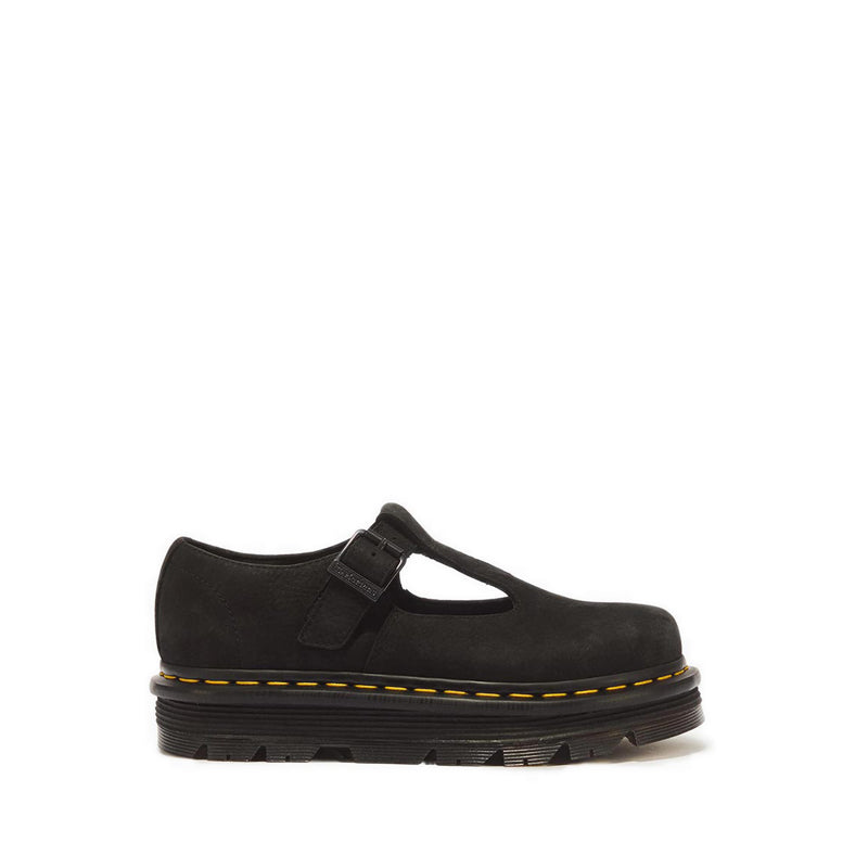 รุ่น ZebZag รองเท้าบัลเล่ต์ หนัง Milled Nubuck WP - สีดำ