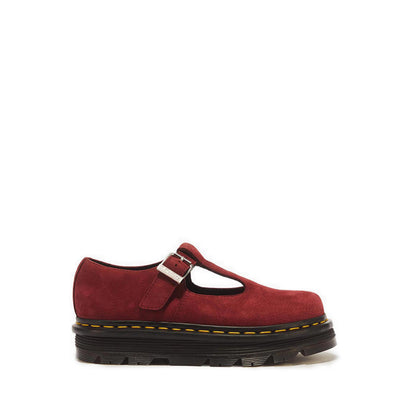 รุ่น ZebZag รองเท้าบัลเล่ต์ หนัง Milled Nubuck WP - สี Cherry Red