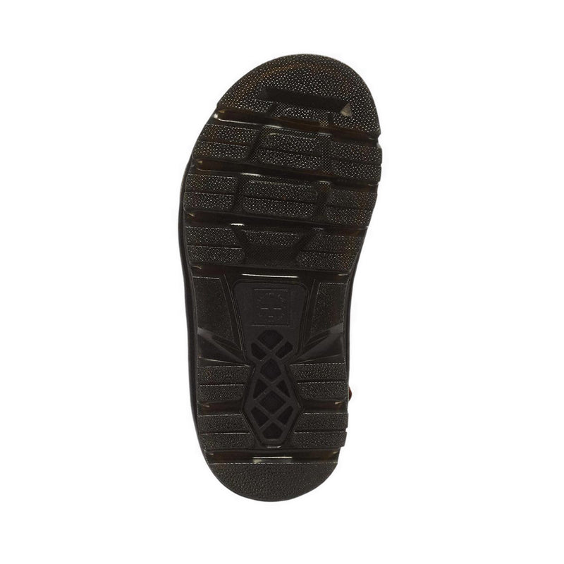 รุ่น ZebZag รองเท้าแตะหนัง Crazy Horse สี Dark Brown