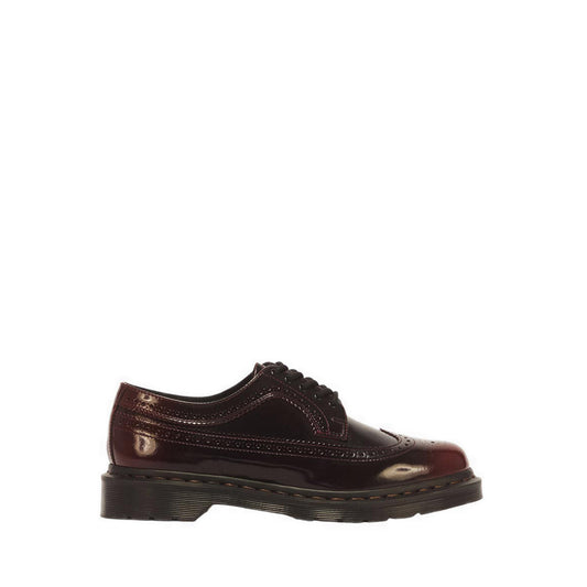รุ่น 3989 Brown Stitch รองเท้าหนัง Unisex สีแดง