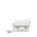 กระเป๋า Satchel พื้นเรียบ 7 นิ้ว  - สีขาว