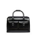  5" Satchel Bag Black Kiev+ Smooth